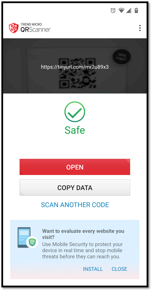 Trend Micro QR Scanner